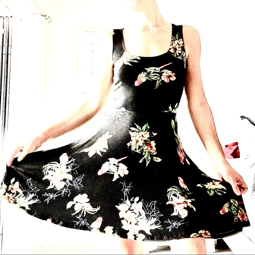 Red Bird of Paradise Tank Dress